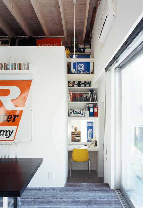 光と風を共有する家書斎